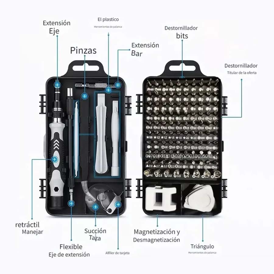 Miniatura 7 de Kit De Destornilladores Herramientas